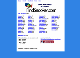 Findsnooker.com thumbnail