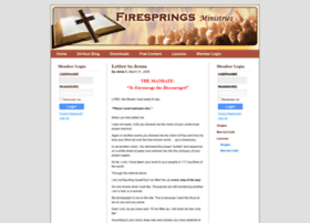 Firespringsministries.com thumbnail