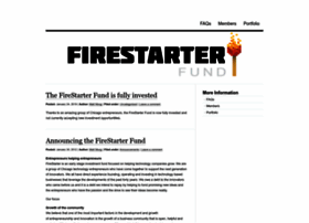 Firestarterfund.com thumbnail