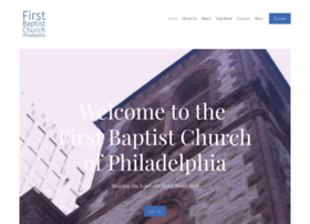 Firstbaptistphiladelphia.org thumbnail