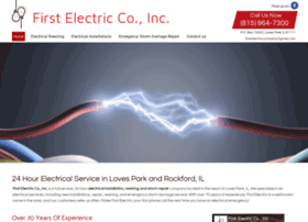 Firstelectriccompany.com thumbnail