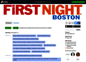 Firstnightboston2012.sched.org thumbnail