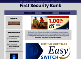 Firstsecurity.net thumbnail