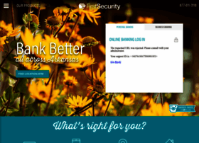 Firstsecuritybank.org thumbnail