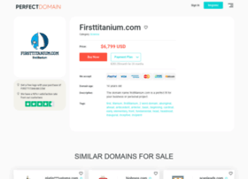 Firsttitanium.com thumbnail
