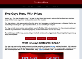 Fiveguysmenu.com thumbnail