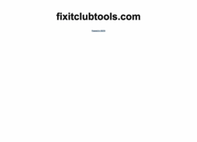 Fixitclubtools.com thumbnail