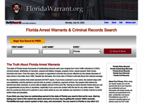 Floridawarrant.org thumbnail