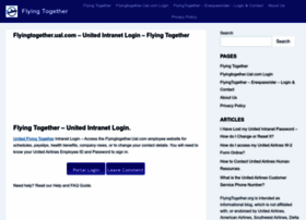 Flyingtogether.org thumbnail