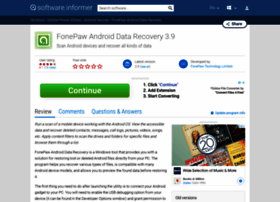 Fonepaw-android-data-recovery.software.informer.com thumbnail
