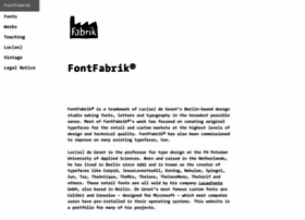 Fontfabrik.com thumbnail