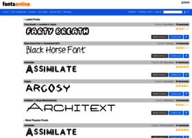 Fontsonline.net thumbnail
