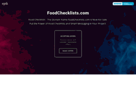 Foodchecklists.com thumbnail