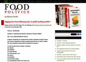 Foodpolitics.com thumbnail