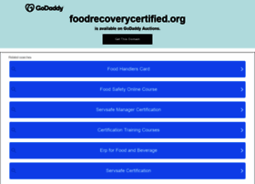 Foodrecoverycertified.org thumbnail