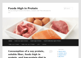Foodshighinprotein.net thumbnail