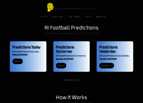 Footballpredictionai.com thumbnail