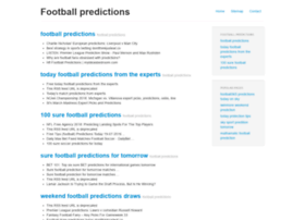 Footballpredictions.xyz thumbnail Footballpredictions.xyz thumbnail