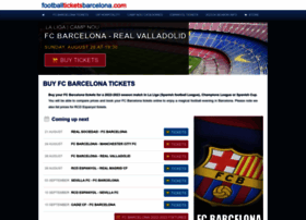 Footballticketsbarcelona.com thumbnail