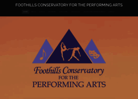 Foothillsconservatorysc.org thumbnail