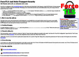 Forcetls.sidstamm.com thumbnail