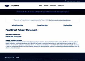Forddirectprivacy.com thumbnail