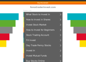 Forextraderinvest.com thumbnail