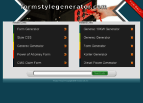 Formstylegenerator.com thumbnail