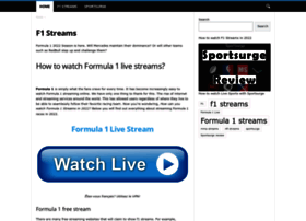 Formula1live.org thumbnail