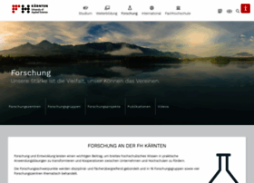 Forschung.fh-kaernten.at thumbnail
