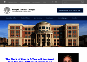 Forsythclerk.com thumbnail