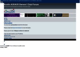 Forum.austina30a35ownersclub.co.uk thumbnail