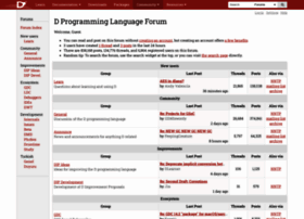 Forum.dlang.org thumbnail