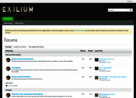 Forum.exiliumworld.com thumbnail