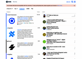 Forum.ionicframework.com thumbnail
