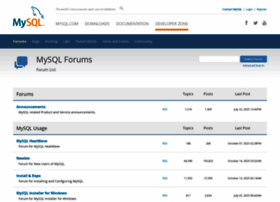 Forums.mysql.com thumbnail