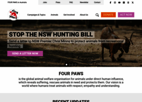 Four-paws.org.au thumbnail