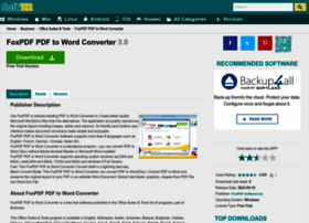 Foxpdf-pdf-to-word-converter.soft112.com thumbnail
