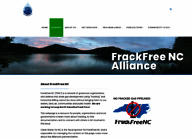 Frackfreenc.org thumbnail