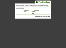 Fractionfrog.com thumbnail