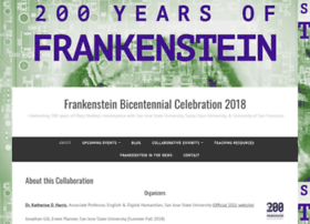 Frankenstein200yrs.wordpress.com thumbnail