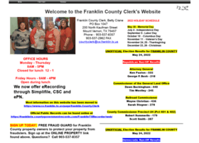 Franklincountyclerk.net thumbnail