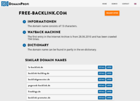 Free-backlink.com thumbnail