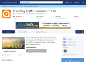 Free-blog-traffic-generator.software.informer.com thumbnail