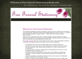Free-funeral-stationery.yolasite.com thumbnail