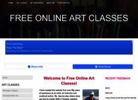 Free-online-art-classes.com thumbnail
