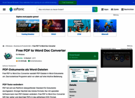 Free-pdf-to-word-doc-converter.softonic.de thumbnail