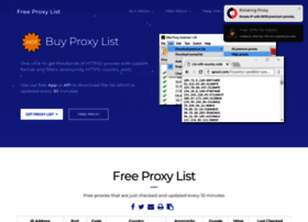 Free-proxy-list.net thumbnail
