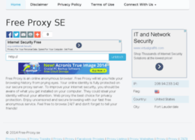 Free-proxy.se thumbnail