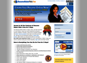 Free.resumemaker.com thumbnail